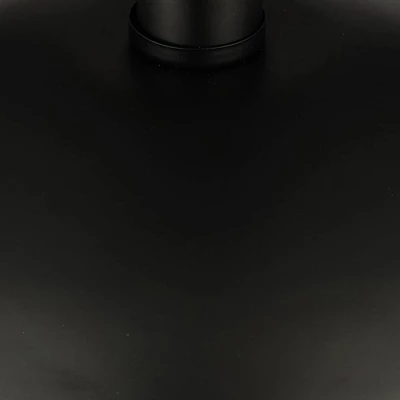 21" Metal Dome Shaped Table Lamp With Pull Chains (Includes LED Light Bulb) Black - Cresswell Lighting 4 21" Metal Dome Shaped Table Lamp With Pull Chains (Includes LED Light Bulb) Black - Cresswell Lighting - Image 4