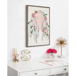 23" X 33" Sylvie Mother Nature Framed Canvas Wall Art By Stacie Bloomfield Natural - Kate And Laurel 7 23" X 33" Sylvie Mother Nature Framed Canvas Wall Art By Stacie Bloomfield Natural - Kate And Laurel -Home Decoration Store GUEST d26655b7 596d 4fb2 9753 516775660237