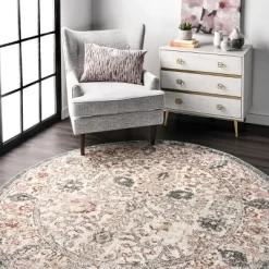 NuLOOM Lenore Vintage Floral Area Rug -Home Decoration Store GUEST d26b1480 ef79 405f 9582 53de12787242