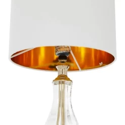 26" X 10" Glam Glass Table Lamp Gold - Olivia & May -Home Decoration Store GUEST d26d3a95 9369 451c 87b6 52b1741b0283