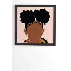 Domonique Brown Two Puffs Framed Wall Art Black - Deny Designs -Home Decoration Store GUEST d2bdf471 536e 4472 9721 c50c75d7e0fa
