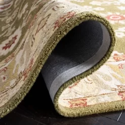 2'3"x8' Floral Tufted Runner Rug Moss Green/Ivory - Safavieh -Home Decoration Store GUEST d2f6977c 2190 426a b971 6fdec6ed3a4a