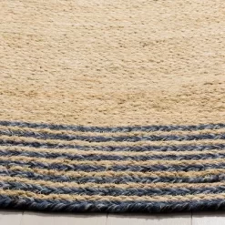 Beth Solid Woven Round Accent Rug - Safavieh