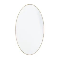 Wood Oval Wall Mirror – Olivia & May -Home Decoration Store GUEST d32d84f7 592a 44a8 aee6 7608e9f63d77