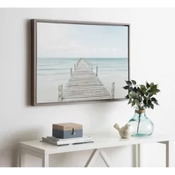 23" X 33" Sylvie Wooden Pier Framed Canvas By Amy Peterson Gray - Kate And Laurel 8 23" X 33" Sylvie Wooden Pier Framed Canvas By Amy Peterson Gray - Kate And Laurel -Home Decoration Store GUEST d33b6c31 444d 4e40 9a8f 3960f2ef0b99