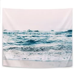 Ocean Wave Blush By Sisi And Seb Wall Tapestry -Home Decoration Store GUEST d38e3e5b bd19 4310 aae4 60b9c4e36347