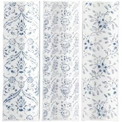 Set Of 3 Metal Floral Wall Decors With Embossed Details White - The Novogratz -Home Decoration Store GUEST d43a8289 313b 45cc a919 d42721d96dac