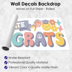 Big Dot Of Happiness Groovy School Graduation Party Photo Backdrop - Wall Decals -Home Decoration Store GUEST d567fad4 a991 45e2 97bc d6fc7c7fbc61