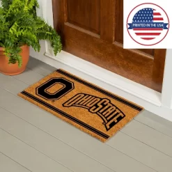 Evergreen Ohio State University Logo Turf Mat, Brown- 28 X 16 Inches Indoor Outdoor Doormat -Home Decoration Store GUEST d5952919 41c4 4a1a a155 60f261edd201