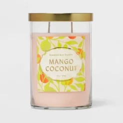 Glass Jar Mango Coconut Candle - Opalhouse™ -Home Decoration Store GUEST d5df7935 c4d2 412c 8399 c3cca94db9a0