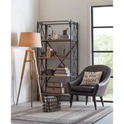 Mariner Tripod Style Wood Floor Lamp With Burlap Drum Shade Rust - Storied Home 37 Mariner Tripod Style Wood Floor Lamp With Burlap Drum Shade Rust - Storied Home -Home Decoration Store GUEST d6aa1bef 767e 4cc0 a011 630d05f63c4a