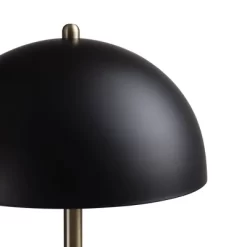 15" Luna Desk Lamp With Brass Accents Matte Black - Globe Electric -Home Decoration Store GUEST d6ff8d38 2e81 45b9 85b6 d035596e765b
