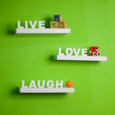 Live, Love, Laugh Shelves 2 Live, Love, Laugh Shelves - Image 2