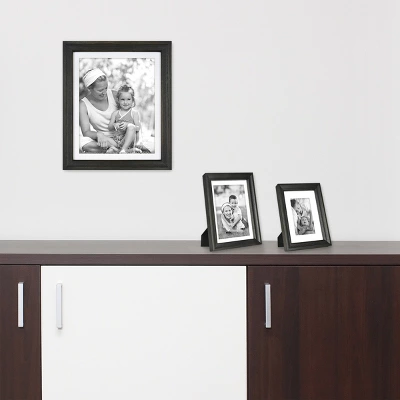 10.375" X 12.375" Matted To 8" X 10" Basic Foundational Frame Black - Threshold™ 2 10.375" X 12.375" Matted To 8" X 10" Basic Foundational Frame Black - Threshold™ - Image 2