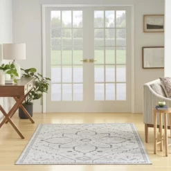 Nicole Curtis Machine Washable Series 1 Farmhouse Medallion Indoor Rug 18 Nicole Curtis Machine Washable Series 1 Farmhouse Medallion Indoor Rug -Home Decoration Store GUEST d85554d4 cef2 4351 8f17 44b4bb53625e