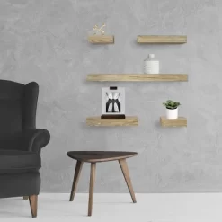 Set Of 5 Wall Shelf Natural - Project 62™ -Home Decoration Store GUEST d882c438 66df 4701 aa13 e4172710e1dc