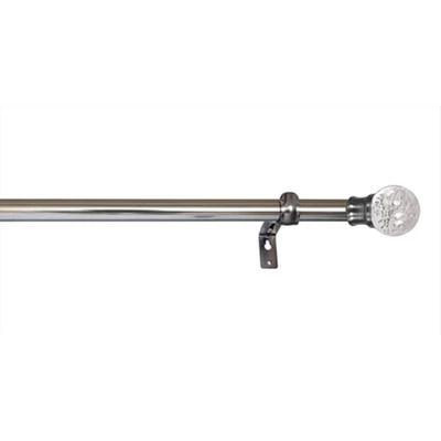 Versailles Home Fashions 86"-144" Lexington Bubble Ball Resin Curtain Rod - Gray 1 Versailles Home Fashions 86"-144" Lexington Bubble Ball Resin Curtain Rod - Gray