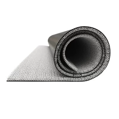 June Journal Triangular Lines In Terracotta Looped Vinyl Welcome Mat - Society6 2 June Journal Triangular Lines In Terracotta Looped Vinyl Welcome Mat - Society6 - Image 2