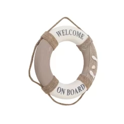Resin Sign Rope Life Ring Wall Decor White - Olivia & May -Home Decoration Store GUEST d9eb0670 546e 4cfe 9666 454686c89842