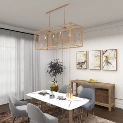 Vintage Metal Chandelier Gold - Olivia & May -Home Decoration Store GUEST da1dc369 9bfd 4c67 ac5e 31399f94204e