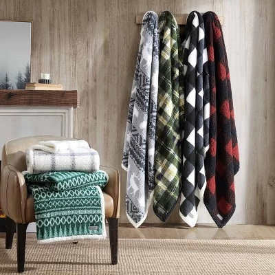 50"x60" Bunkhouse Plaid Reversible Throw Blanket - Eddie Bauer 8 50"x60" Bunkhouse Plaid Reversible Throw Blanket - Eddie Bauer - Image 8