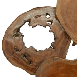 37" X 42" Teak Wood Abstract Handmade Live Edge Wall Decor Brown - Olivia & May -Home Decoration Store GUEST db9c97ba 3a76 4fa9 9d9b 3cbb78ae86ff