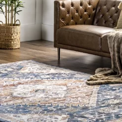 NuLOOM Addison Transitional Faded Medallion Fringe Area Rug -Home Decoration Store GUEST dc5cb20c 370e 4063 93c4 8929c82b1dfa