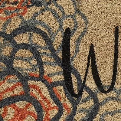 Park Designs Apricot & Stone Doormat 1'6''x2'6'' 2 Park Designs Apricot & Stone Doormat 1'6''x2'6'' - Image 2