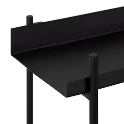 28" X 15" Dominic Tiered Decorative Wall Shelf Black - Kate & Laurel All Things Decor -Home Decoration Store GUEST de6015bf b7b2 4486 a2fe bae5bfa4cf42