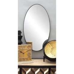 Wood Oval Wall Mirror – Olivia & May -Home Decoration Store GUEST de9dc85b 3406 4f68 a145 6e22f06b40ea