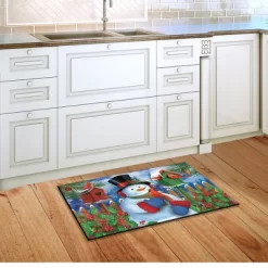 Snowman And Cardinals Winter Doormat 30" X 18" Indoor Outdoor Briarwood Lane -Home Decoration Store GUEST df31b9cb ea00 4ddc bc00 2566a578e05f