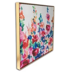 29" X 29" Happy Garden Floating Framed Wall Canvas - Gallery 57 -Home Decoration Store GUEST df34563c 839a 44d6 b793 ec28fd7df612