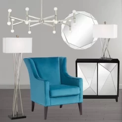 Possini Euro Design Marya Brushed Nickel Chandelier 37 3/4" Wide Modern 16-Light Fixture For Dining Room House Foyer Kitchen Island Entryway Bedroom -Home Decoration Store GUEST df36a49a d133 4d1a bf71 829a810e8a6c