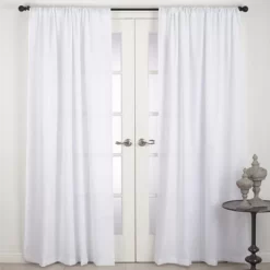 Saro Lifestyle Nali Collection Rod Pocket Semi Sheer Window Curtain Single Panel -Home Decoration Store GUEST e0b5c982 e6e7 48a6 bc5c 32ed8bb2fdc3