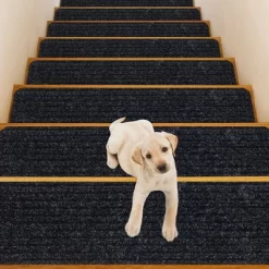 Costway 15 PCS Slip-resistant Stair Mats 30'' X 8'' Non-Slip Stair Treads Carpet 21 Costway 15 PCS Slip-resistant Stair Mats 30'' X 8'' Non-Slip Stair Treads Carpet -Home Decoration Store GUEST e0e34dce c88a 44bb a970 2688e02c9472