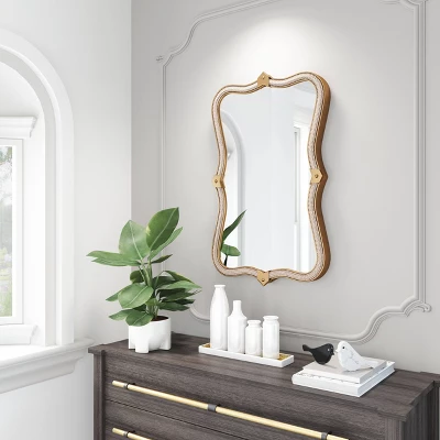 Hillegass Decorative Wall Mirror Gold - ZM Home 4 Hillegass Decorative Wall Mirror Gold - ZM Home - Image 4