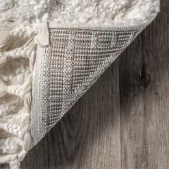 NuLOOM Akia Lattice High/Low Tassel Aea Rug -Home Decoration Store GUEST e15c8d7c a38e 4375 9526 21641222d742