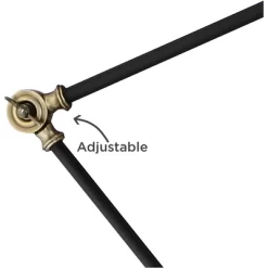 360 Lighting Modern Adjustable Floor Lamp With USB Charging Port 61" Tall Black Brass Living Room Reading -Home Decoration Store GUEST e21207b2 1f9e 4c00 b5b1 f19cf5f3b387