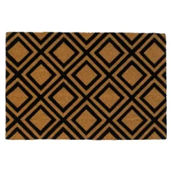 Diamonds Indoor/Outdoor Coir Doormat Natural/Black - Entryways -Home Decoration Store GUEST e3b18fe0 c410 4b13 b0de c2752a49fe32