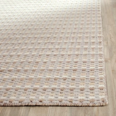 Beige Stripe Loomed Accent Rug 4'x6' - Safavieh 2 Beige Stripe Loomed Accent Rug 4'x6' - Safavieh - Image 2