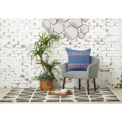 Carol & Frank 22" X 22" Tabb Mallard & Hibiscus Throw Pillow -Home Decoration Store GUEST e4bffb06 62a1 477e adfa 6d21a51ce8eb