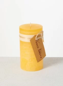 Pale Yellow Pillar Candles - Set Of 2 -Home Decoration Store GUEST e5e1dbde ad00 4c80 800f 36957c263ed8