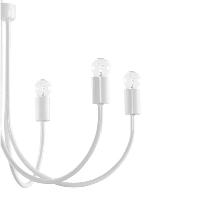 Ellie 6-Light Chandelier White - 510 Design 6 Ellie 6-Light Chandelier White - 510 Design - Image 6