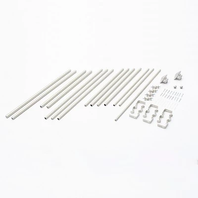 Kenney Mission 3/4" Decorative Bay Window Double Curtain Rod 1 Kenney Mission 3/4" Decorative Bay Window Double Curtain Rod