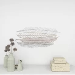 Metal Bird Feather Wall Decor - CosmoLiving By Cosmopolitan -Home Decoration Store GUEST e8142386 8fd9 42f0 bc29 1c42bb7dac04