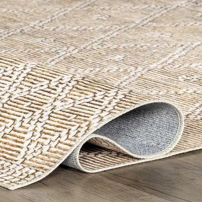 NuLOOM Úna Lattice Stain-Resistant Machine Washable Area Rug 3 NuLOOM Úna Lattice Stain-Resistant Machine Washable Area Rug - Image 3