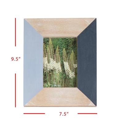 4x6 Inches Blue Wood & Glass Photo Frame - Foreside Home & Garden 5 4x6 Inches Blue Wood & Glass Photo Frame - Foreside Home & Garden - Image 5