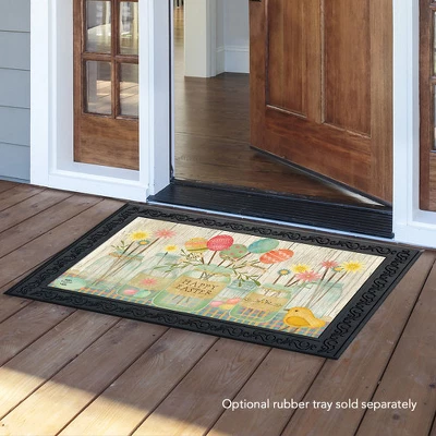 Briarwood Lane Spring Egg Bouquet Easter Doormat Primitive Chick Indoor Outdoor 30" X 18" 2 Briarwood Lane Spring Egg Bouquet Easter Doormat Primitive Chick Indoor Outdoor 30" X 18" - Image 2