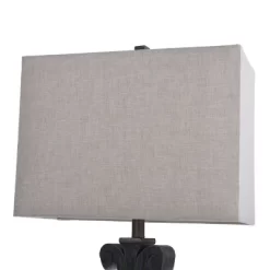 Brampton Open Scroll Design Table Lamp With Rectangle Shade Blue - StyleCraft -Home Decoration Store GUEST e9f8f335 4f47 4c14 b3bf 6a5590ba6dd1