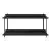 28" X 15" Dominic Tiered Decorative Wall Shelf Black - Kate & Laurel All Things Decor